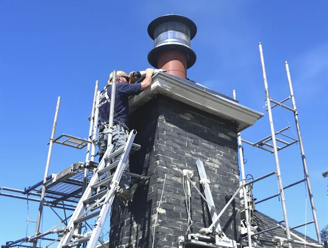 Sturdy chimney crown finished by Lyndhurst Chimney Sweep in Lyndhurst, OH