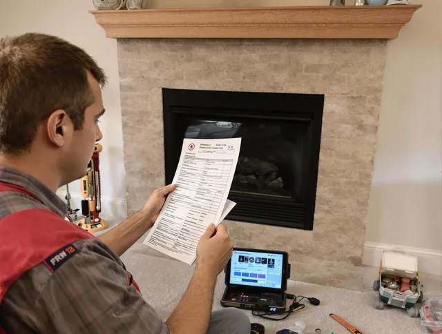 Thorough chimney inspection by Lyndhurst Chimney Sweep in Lyndhurst, OH