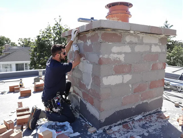 Advanced chimney repair process by Lyndhurst Chimney Sweep in Lyndhurst, OH