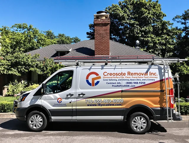 Lyndhurst Chimney Sweep technician removing creosote safely in Lyndhurst, OH